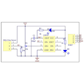 Modul - Senzor dima i plinova MQ-2