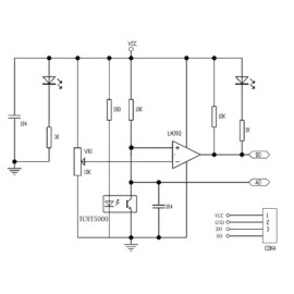 Modul - IC senzor TCRT5000