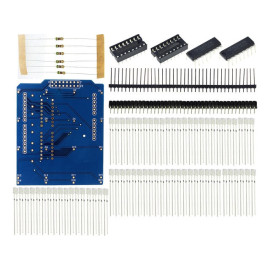 Kit LED 3D kocka 4x4x4 plava - za Arduino