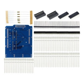 Kit LED 3D kocka 4x4x4 plava - za Arduino