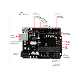 Mehanička ruka arduino UNO R3 kit + CD tutorial