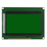 LCD modul 128x64 zeleni; 9,3x7cm; kontakt dolje