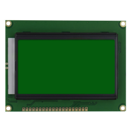 LCD modul 128x64 zeleni; 9,3x7cm; kontakt dolje