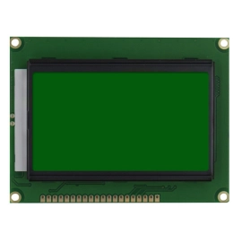 LCD modul 128x64 zeleni; 9,3x7cm; kontakt dolje
