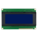 LCD modul 20x4 plavi; 9,8x6cm; kontakt gore