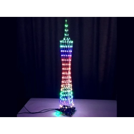 Kit LED Guangzhou tower; wirelles kontrola