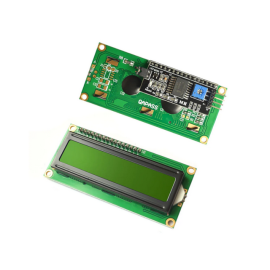 LCD modul 16x2 zeleni sa I2C modulom; 8x3,6cm