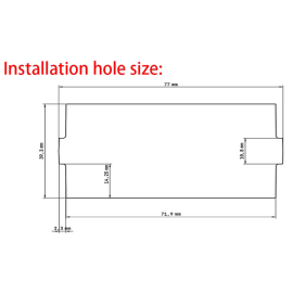 Digitalni V-A-W metar 0-100V 10A 1000W