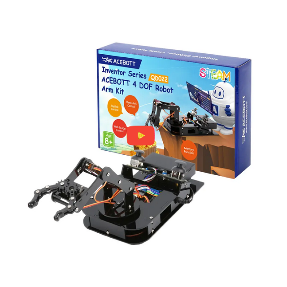 Robotska ruka s ESP32 kontrolom; QD022 Acebott