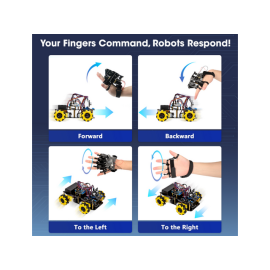 Rukavica s detekcijom pokreta ESP32; QD023 Acebott