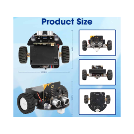 Micro:bit Robot car STEM komplet; QD024 Acebott