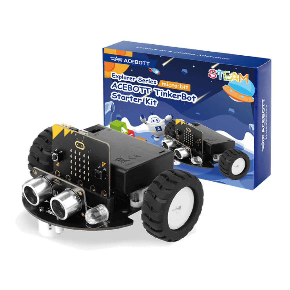 Micro:bit Robot car STEM komplet; QD024 Acebott