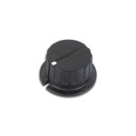 Dugme potenciometra 35,7/6mm plastično crno- - - -