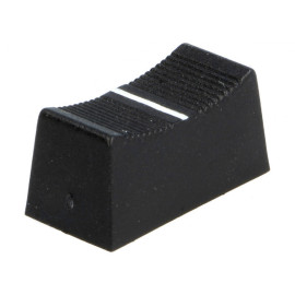 Dugme kliznog potenciometra 4mm crno 23x11x11mm