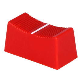 Dugme kliznog potenciometra 6mm crveno 23x11x11mm