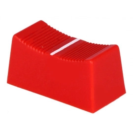 Dugme kliznog potenciometra 6mm crveno 23x11x11mm