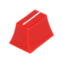 Dugme kliznog potenciometra 6mm crveno 20x14x13mm