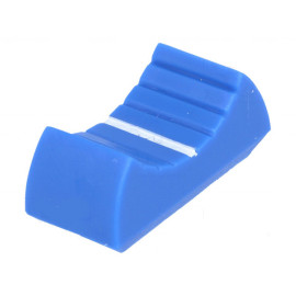 Dugme kliznog potenciometra 4mm plavo 24x11x10mm