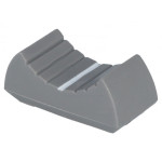 Dugme kliznog potenciometra 4mm sivo 24x11x10mm