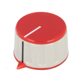 Dugme potenciometra 36,7/6mm plastično; pokazivač