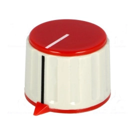 Dugme potenciometra 28,7/6mm plastično; pokazivač