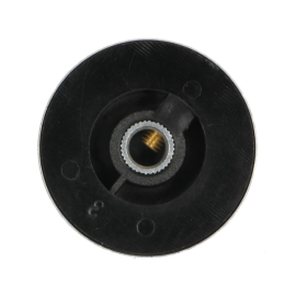 Dugme potenciometra 23,8/6,35mm plastično; pokazi.