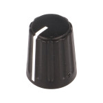 Dugme potenciometra 13,5/6mm plastično crno
