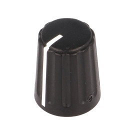 Dugme potenciometra 13,5/6mm plastično crno