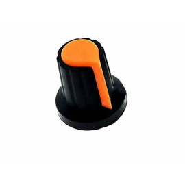 Dugme potenciometra 6mm narančasto 15x17mm