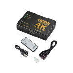 Razdjelnik 3x IN HDMI (Ž) na 1x OUT HDMI (Ž)