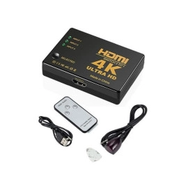 Razdjelnik 3x IN HDMI (Ž) na 1x OUT HDMI (Ž)