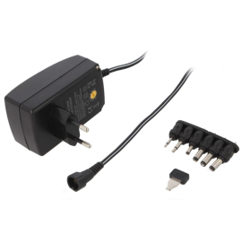 Pretvarač 230VAC/9-24VDC 1,5A; 1,8m kabel; Minwa