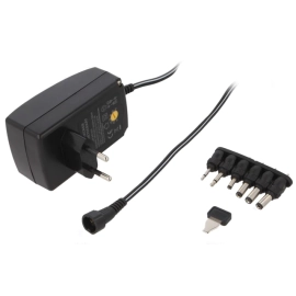 Pretvarač 230VAC/9-24VDC 1,5A; 1,8m kabel; Minwa