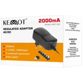 Pretvarač 230V/3-12VDC 2A