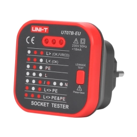 Digitalni tester šuko utičnica 230VAC Uni-T UT07B