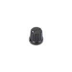 Dugme potenciometra 15,5/6,4mm plastično crno