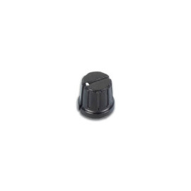 Dugme potenciometra 15,5/6,4mm plastično crno