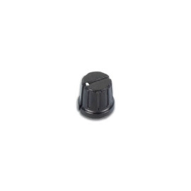 Dugme potenciometra 15,5/6,4mm plastično crno