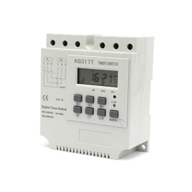 Timer digitalni KG317T trofazni 380V 3x16A za šinu