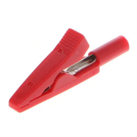 Krokodil štipaljka za bananu 2mm 10A 60V crvena