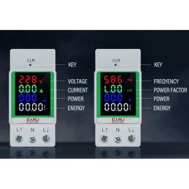 Mjerač potrošnje kWh 230VAC 100A EADDS-1 za šinu