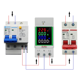 Mjerač potrošnje kWh 230VAC 100A EADDS-1 za šinu
