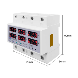 Zaštitna sklopka digitalna 3-fazna 3x230VAC 63A