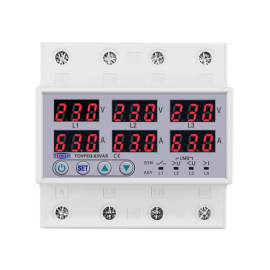 Zaštitna sklopka digitalna 3-fazna 3x230VAC 63A
