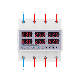 Zaštitna sklopka digitalna 3-fazna 3x230VAC 63A