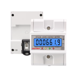 Mjerač potrošnje kWh 230VAC 100A DTS6619 za šinu