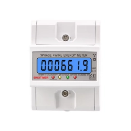 Mjerač potrošnje kWh 230VAC 100A DTS6619 za šinu