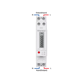Mjerač potrošnje digitalni kWh 230VAC 60A za šinu