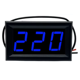 Voltmetar digitalni; modul 70-500VAC plavi