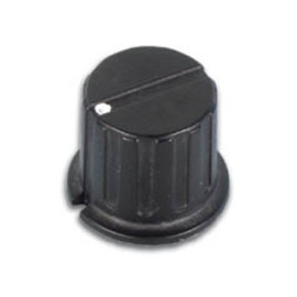 Dugme potenciometra 24,5/6mm plastično crno